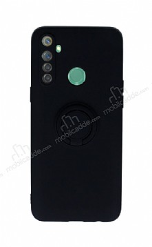 Eiroo Ring Color Realme 6i Yzkl Siyah Silikon Klf