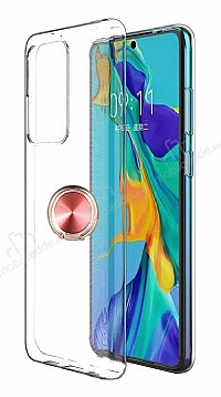 Eiroo Ring Crystal Samsung Galaxy S10 Lite Rose Gold Yzkl Silikon Klf