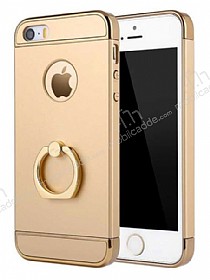 Eiroo Ring Fit iPhone SE / 5 / 5S Selfie Yzkl Gold Rubber Klf