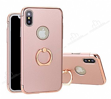 Eiroo Ring Fit iPhone X / XS Selfie Yzkl Rose Gold Rubber Klf