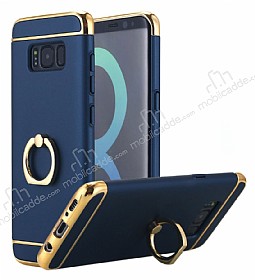 Eiroo Ring Fit Samsung Galaxy S8 Plus Selfie Yzkl Lacivert Rubber Klf