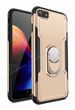 Eiroo Ring Hard iPhone 6 / 6S Ultra Koruma Gold Klf