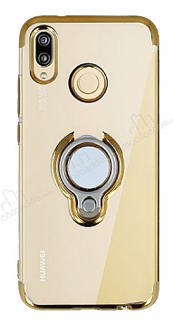 Eiroo Ring Laser Huawei P20 Lite Selfie Yzkl Gold Silikon Klf