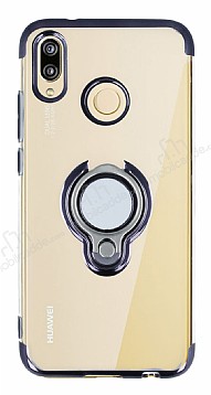 Eiroo Ring Laser Huawei P20 Lite Selfie Yzkl Siyah Silikon Klf