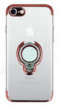 Eiroo Ring Laser iPhone SE 2020 Selfie Yzkl Krmz Silikon Klf