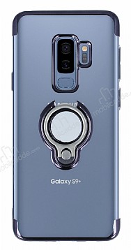 Eiroo Ring Laser Samsung Galaxy S9 Plus Selfie Yzkl Siyah Silikon Klf