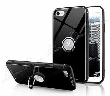 Eiroo Ring Up iPhone 6 / 6S Selfie Yzkl Siyah Cam Klf