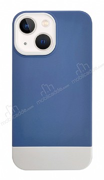 Eiroo Rip-Plug iPhone 13 Mavi Silikon Kılıf