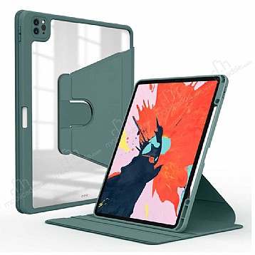 Eiroo Rotate iPad Pro 11 (2021) Döner Standlı Yeşil Kılıf