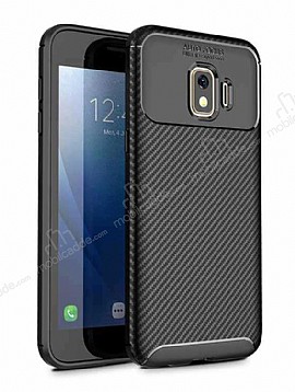 Eiroo Rugged Carbon Samsung Galaxy J2 Core Siyah Silikon Klf