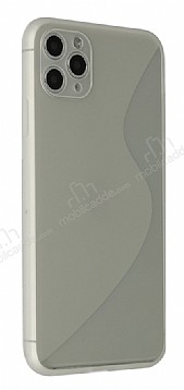 Eiroo S Line iPhone 11 Pro Max effaf Silikon Klf