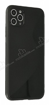 Eiroo S Line iPhone 11 Pro Siyah Silikon Klf