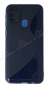 Eiroo S Line Samsung Galaxy M30S Mavi Silikon Klf