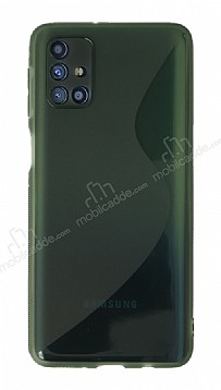 Eiroo S Line Samsung Galaxy M31s Yeil Silikon Klf