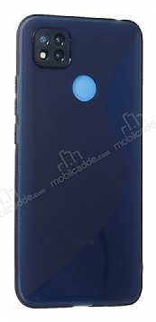 Eiroo S Line Xiaomi Poco C3 Mavi Silikon Klf