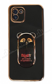 Eiroo Samsung Galaxy A03 Baby Panda Standl Silikon Klf