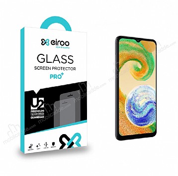 Eiroo Samsung Galaxy A04s Tempered Glass Cam Ekran Koruyucu