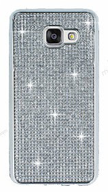 Eiroo Samsung Galaxy A3 2016 Tal Silver Silikon Klf