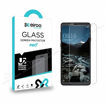 Eiroo Samsung Galaxy A6s Tempered Glass Cam Ekran Koruyucu