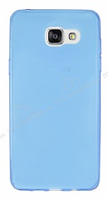 Samsung Galaxy A7 2016 Ultra nce effaf Mavi Silikon Klf