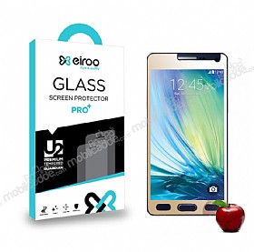 Eiroo Samsung Galaxy A5 Tempered Glass Ayna Gold Cam Ekran Koruyucu