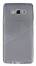 Samsung Galaxy A7 Ultra nce effaf Siyah Silikon Klf