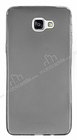 Samsung Galaxy A9 Ultra nce effaf Siyah Silikon Klf