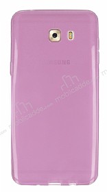 Samsung Galaxy C9 Pro Ultra nce effaf Pembe Silikon Klf