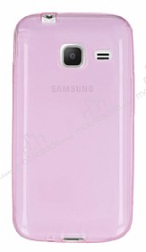 Samsung Galaxy J1 mini Ultra nce effaf Pembe Silikon Klf