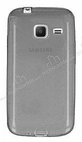 Samsung Galaxy J1 mini Ultra nce effaf Siyah Silikon Klf