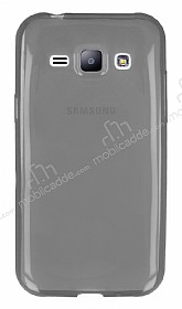 Samsung Galaxy J1 Ultra nce effaf Siyah Silikon Klf