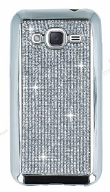 Eiroo Samsung Galaxy J2 Tal Silver Silikon Klf