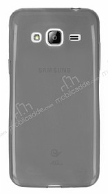 Samsung Galaxy J3 2016 Ultra nce effaf Siyah Silikon Klf