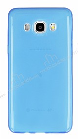 Samsung Galaxy J5 2016 Ultra nce effaf Mavi Silikon Klf