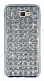 Eiroo Samsung Galaxy J5 Prime Tal Silver Silikon Klf