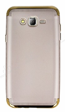 Eiroo Samsung Galaxy J7 3 1 Arada Gold Kenarl Gold Silikon Klf