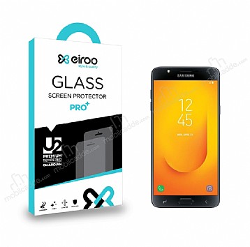 Eiroo Samsung Galaxy J7 Duo Tempered Glass Cam Ekran Koruyucu