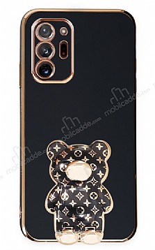 Eiroo Samsung Galaxy Note 20 Ultra Lks Ay Standl Siyah Silikon Klf