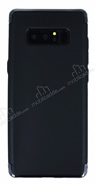 Eiroo Samsung Galaxy Note 8 3 1 Arada Siyah Kenarl Siyah Silikon Klf