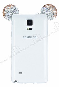 Samsung Galaxy Note 4 Tal Kulakl Gold Silikon Klf