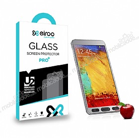 Eiroo Samsung N9000 Galaxy Note 3 Tempered Glass Ayna Silver Cam Ekran Koruyucu
