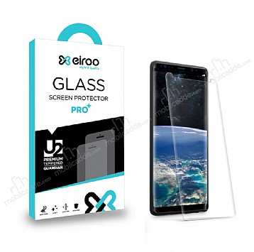 Eiroo Samsung Galaxy Note 8 Tempered Glass Curve effaf Cam Ekran Koruyucu
