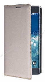 Eiroo Samsung Galaxy Note Edge nce Yan Kapakl Gold Klf