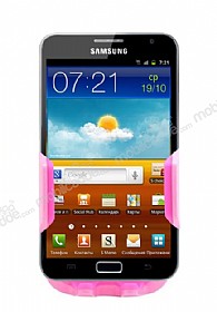 Eiroo Samsung Galaxy Note Serisi Pembe Ara Tutucu
