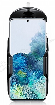 Eiroo Samsung Galaxy S20 Plus Siyah Ara Tutucu