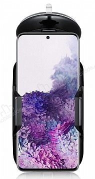 Eiroo Samsung Galaxy S20 Siyah Ara Tutucu