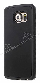 Eiroo Sticker Samsung Galaxy S6 Edge Yapan Siyah Rubber Klf