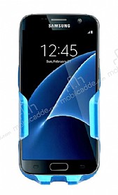 Eiroo Samsung Galaxy S7 Edge Mavi Ara Tutucu