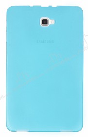 Samsung Galaxy Tab A 2016 T580 Ultra nce effaf Mavi Silikon Klf