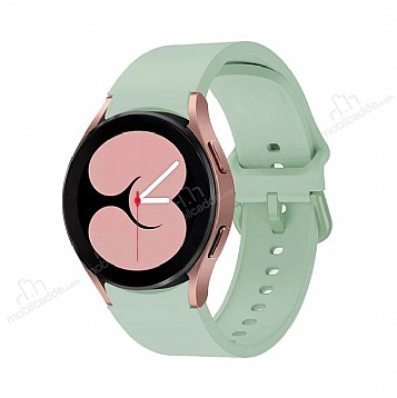 Eiroo Samsung Galaxy Watch 5 Pro Spor Yeşil Silikon Kordon